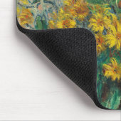 Jerusalem Artichoke Blume von Claude Monet Mousepad (Ecke)