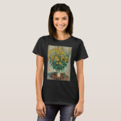 Jerusalem Artichoke Blume von Claude Monet T-Shirt (Vorne ganz)