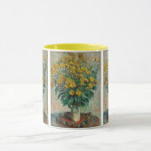 Jerusalem Artichoke Blume von Claude Monet Tasse (Zentrum)
