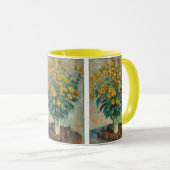 Jerusalem Artichoke Blume von Claude Monet Tasse (VorderseiteRechts)