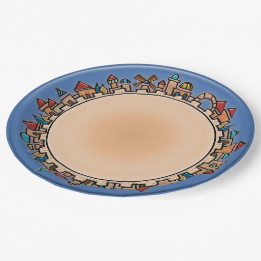 Jerusalem At Pappteller (Schrägansicht)