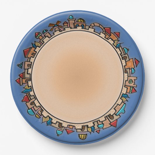 Jerusalem At Pappteller (Vorderseite)