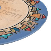 Jerusalem auf dem letzten Plättchen Schneidebrett (Ecke)