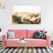 Jerusalem aus dem Berg der Oliven, 8. April 1839 Leinwanddruck (Insitu (Wohnzimmer))