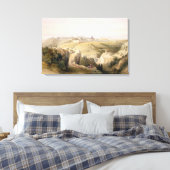 Jerusalem aus dem Berg der Oliven, 8. April 1839 Leinwanddruck (Insitu (Schlafzimmer))