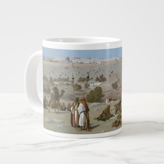 Jerusalem aus dem Olivenberg| 1880 Jumbo-Tasse (Vorderseite Links)