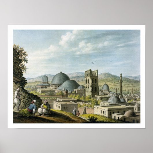 Jerusalem aus dem Westen, Pub. von William Watts, Poster (Vorne)