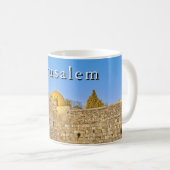 Jerusalem aus Gold Kaffeetasse (VorderseiteRechts)