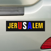 JERUSALEM AUTOAUFKLEBER (Auf Auto)