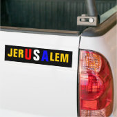 JERUSALEM AUTOAUFKLEBER (Auf Lkw)
