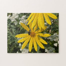 Jerusalem-Blume mit Biene Puzzle