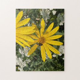 Jerusalem-Blume mit Biene Puzzle