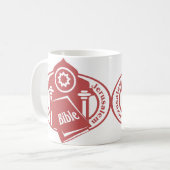 Jerusalem-Briefmarke Kaffeetasse (Vorderseite Links)