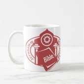 Jerusalem-Briefmarke Kaffeetasse (Links)