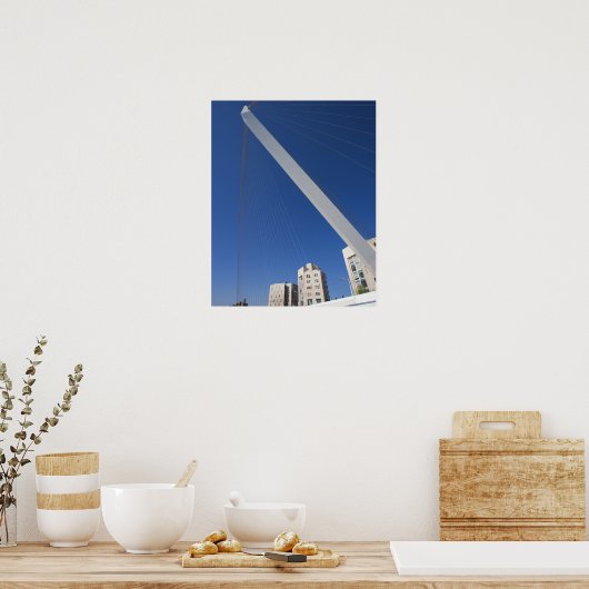 Jerusalem Chords Bridge Poster (Küche)