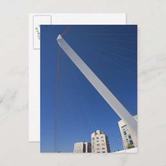 Jerusalem Chords Bridge Postkarte (Vorne/Hinten)