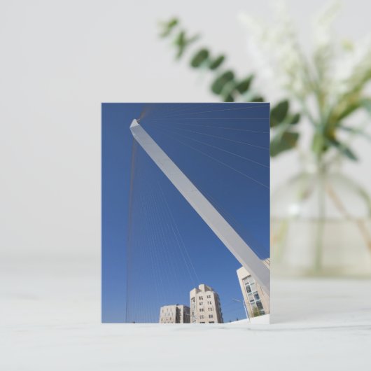 Jerusalem Chords Bridge Postkarte (Stehend Vorderseite)