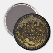 Jerusalem City Magnet (Vorderseite/Rückseite)