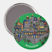 Jerusalem City Magnet (Vorderseite/Rückseite)