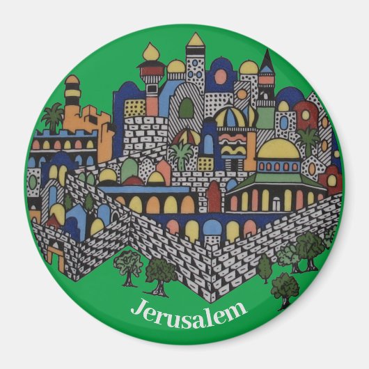 Jerusalem City Magnet (Vorne)