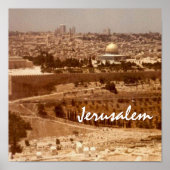 Jerusalem City of Gold Print Poster (Vorne)