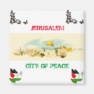 Jerusalem City of P[Eace Kühlschrankmagnet Souveni