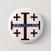 Jerusalem Cross Button (Vorderseite)