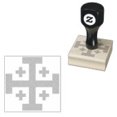 Jerusalem Cross Gummistempel (Stempel)