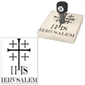 Jerusalem Cross IHS Briefmarke Gummistempel (Stempel)