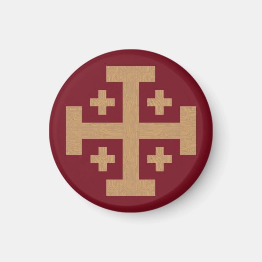 Jerusalem Cross Magnet (Vorne)