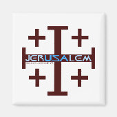 Jerusalem Cross Magnet (Vorne)
