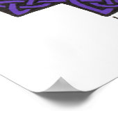 Jerusalem Cross print Poster (Ecke)