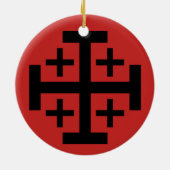 Jerusalem Cross Weihnachtsschmuck (Hinten)