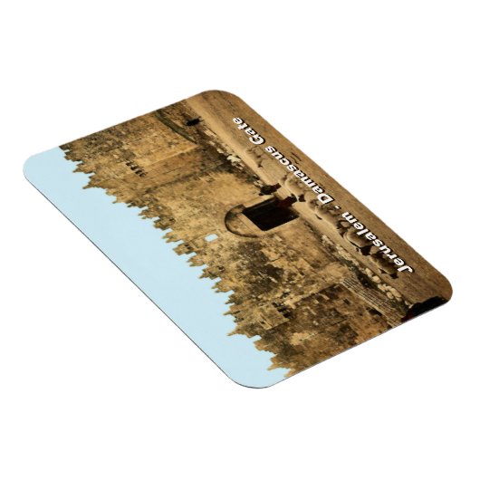 Jerusalem - Damaskus Gate Magnet (Rechte Seite)