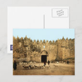 Jerusalem - Damaskustor Postkarte (Vorne/Hinten)