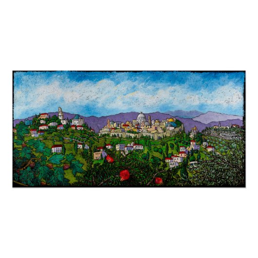 Jerusalem, das Heilige, Jonathan Kis-Lev Poster (Vorderseite)