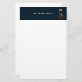 Jerusalem Day Löwe mit Fahne Briefpapier (Vorne/Hinten)