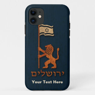 Jerusalem Day Löwe mit Fahne Case-Mate iPhone Hülle