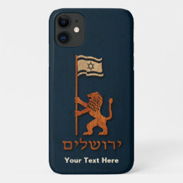 Jerusalem Day Löwe mit Fahne Case-Mate iPhone Hülle