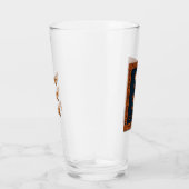 Jerusalem Day Löwe mit Fahne Glas (Rechts)