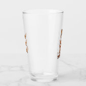 Jerusalem Day Löwe mit Fahne Glas (Rechts)