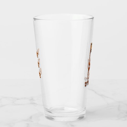 Jerusalem Day Löwe mit Fahne Glas (Rechts)