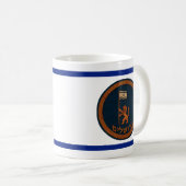 Jerusalem Day Löwe mit Fahne Kaffeetasse (VorderseiteRechts)