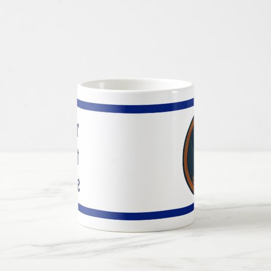 Jerusalem Day Löwe mit Fahne Kaffeetasse (Mittel)