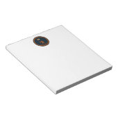 Jerusalem Day Löwe mit Fahne Notizblock (angewinkelt)