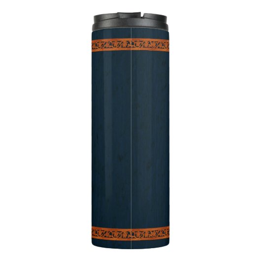 Jerusalem Day Löwe mit Fahne Thermosbecher (Rückseite)