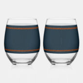 Jerusalem Day Löwe mit Fahne Weinglas Ohne Stiel (Rechts)