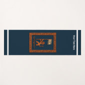 Jerusalem Day Löwe mit Fahne Yogamatte (Vorderseite (Horizontal))