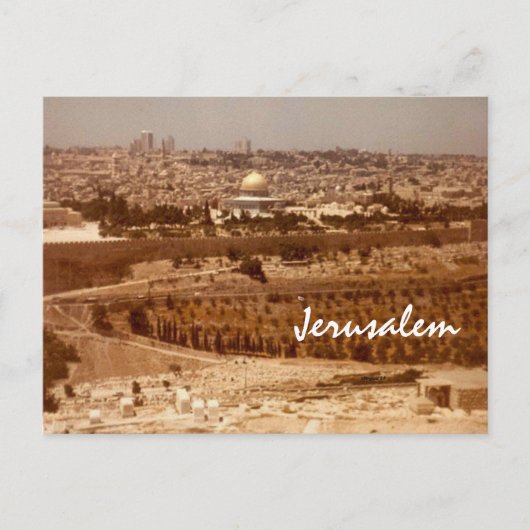 Jerusalem der Gold Postkarten (Vorderseite)