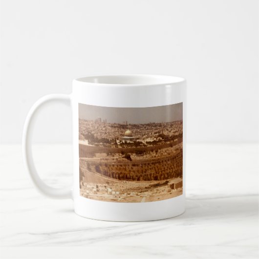 Jerusalem des Goldes Kaffeetasse (Links)